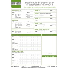 Bestelblok 1x
